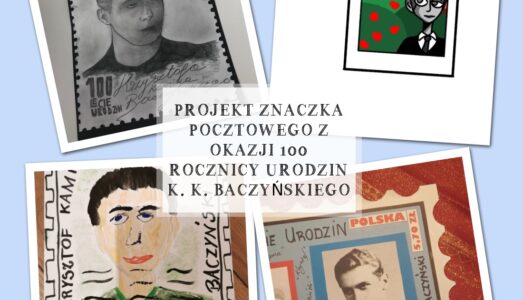 ﻿Krzysztof Kamil Baczyński – Portret i projekt znaczka